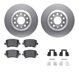 R1 Concepts WDUH1-73120 Carbon Series Brake Rotors W/ 5000 Oep Brake Pads & Hdw